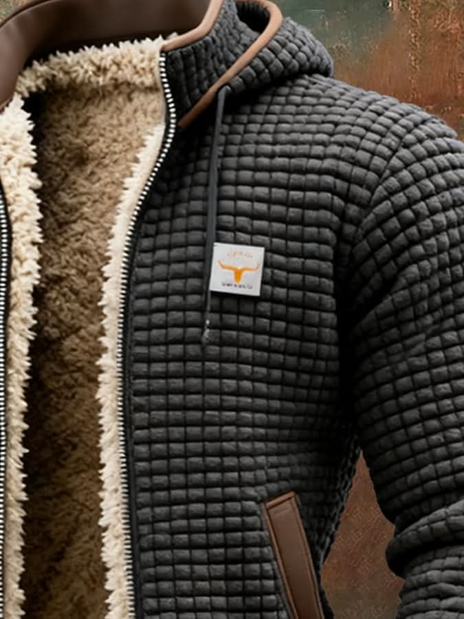 Calder | Lined Quilted Fleece Jacket