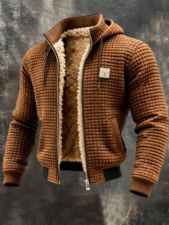 Calder | Lined Quilted Fleece Jacket