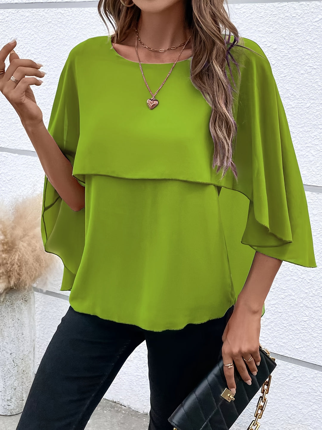 Selina | Asymmetrical Overlay Top