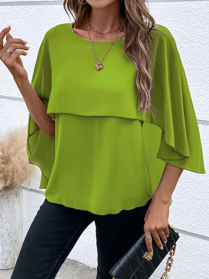 Selina | Asymmetrical Overlay Top