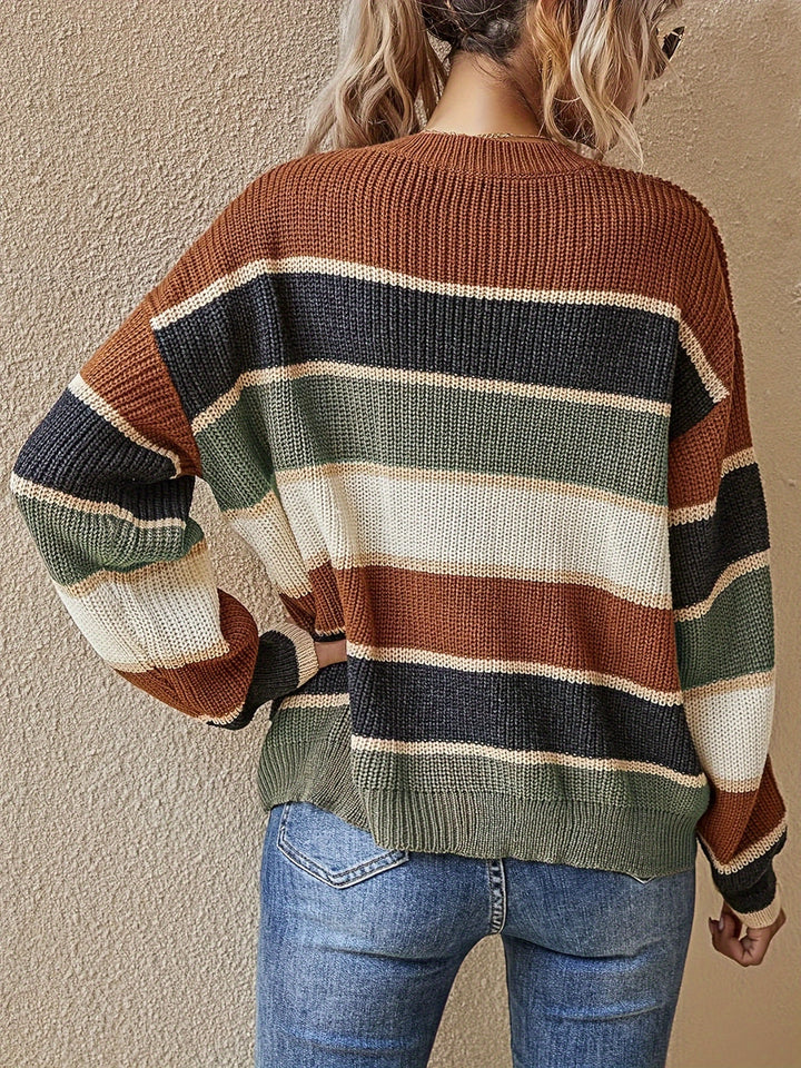Marlow | Colour Block Striped Jumper