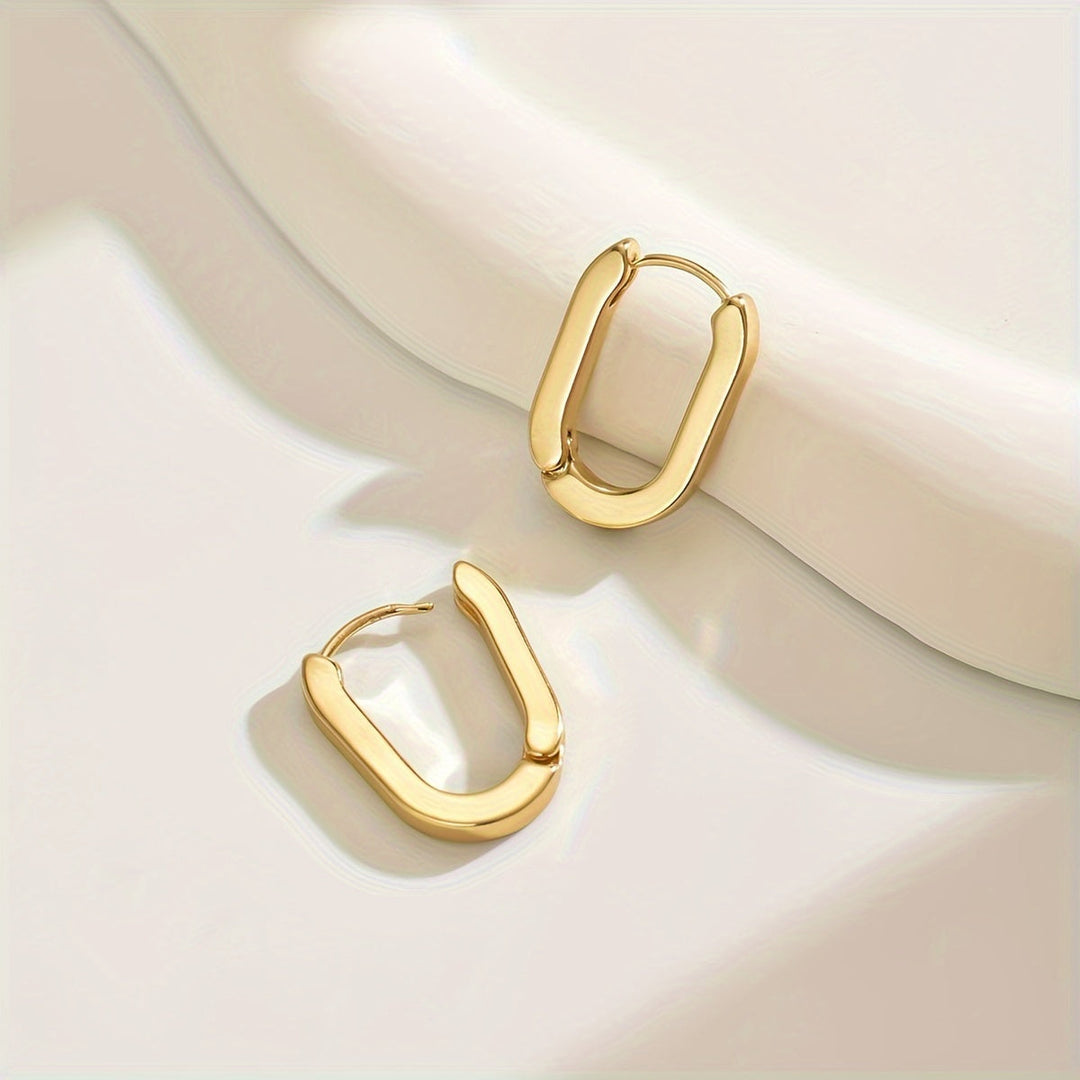 Sienna | Geometric Hoop Earrings