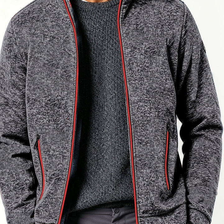 Gareth | Men’s Full-Zip Jacket with Contrast Trim