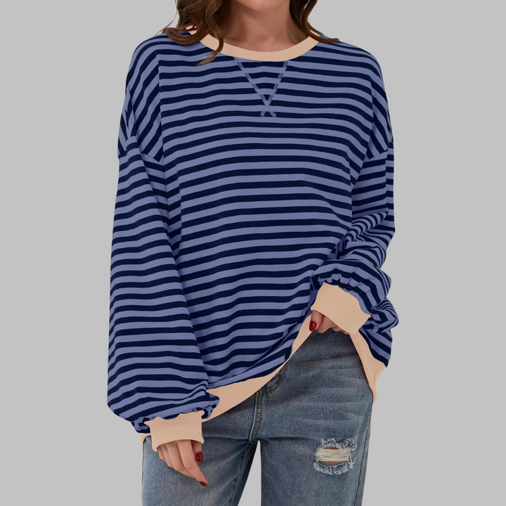 Camille | Striped Long-Sleeve Casual Top