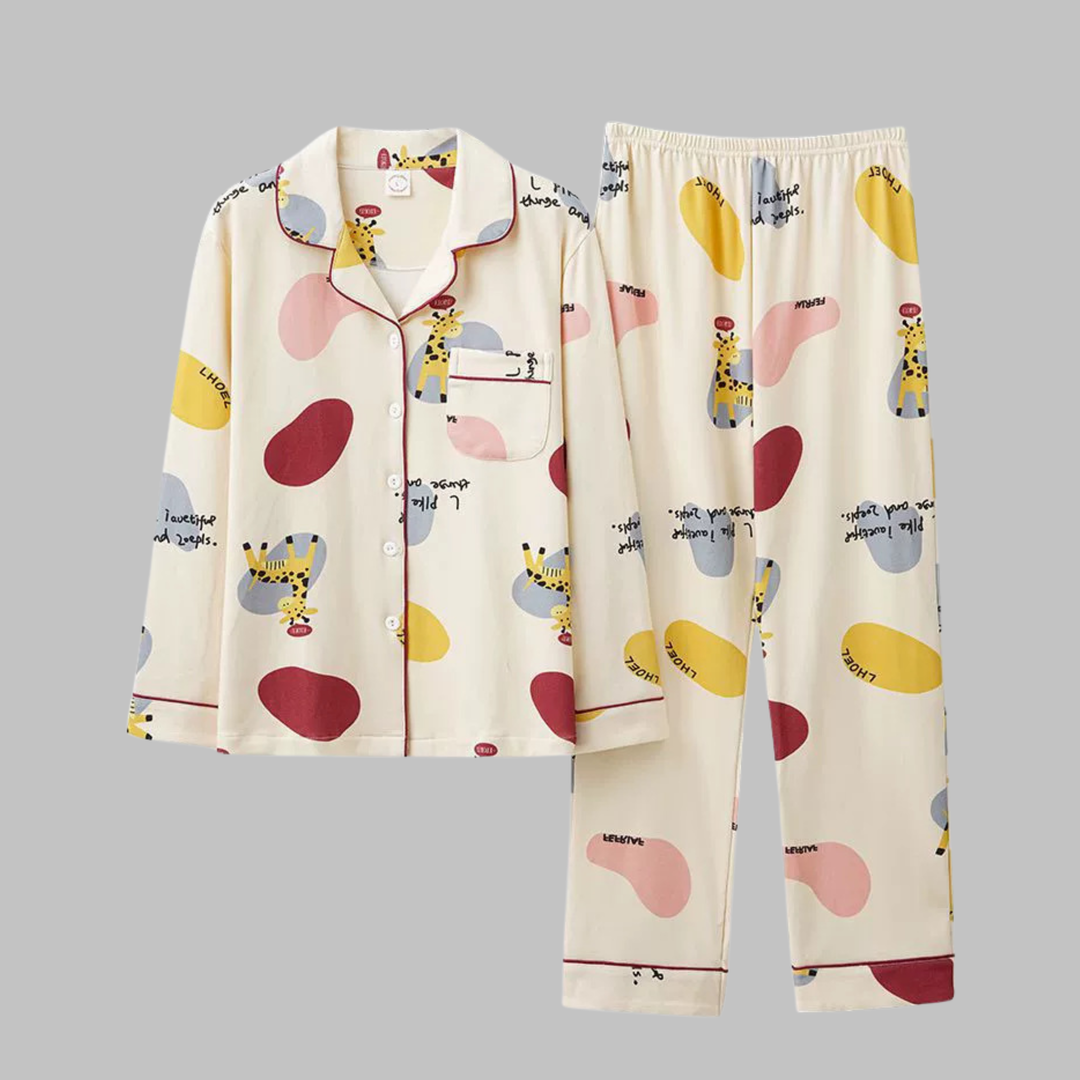 Elowen | Women's Printed Pyjama Set