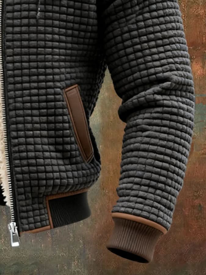 Calder | Lined Quilted Fleece Jacket