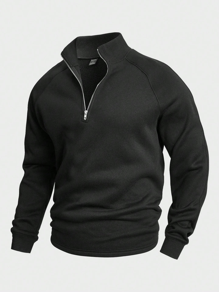 Dominic | Men’s Quarter-Zip Knit Jumper