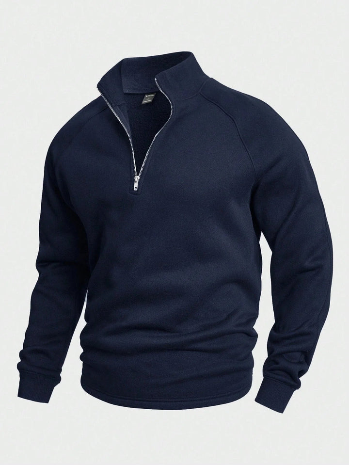 Dominic | Men’s Quarter-Zip Knit Jumper