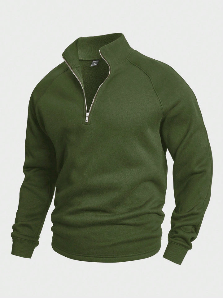 Dominic | Men’s Quarter-Zip Knit Jumper