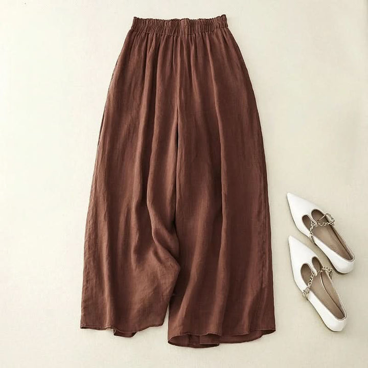 Francesca | Women’s Straight-Leg Linen Trousers