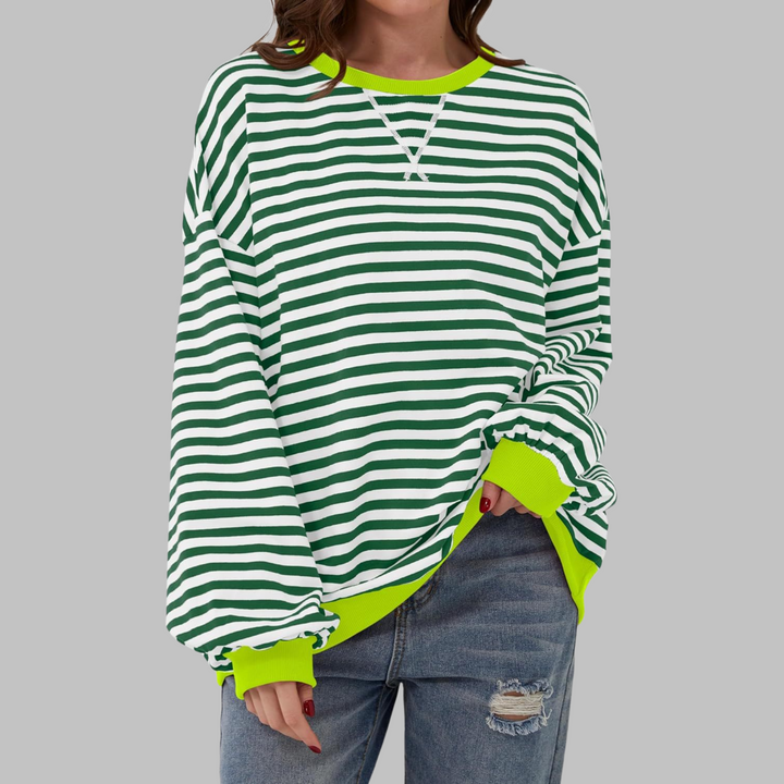 Camille | Striped Long-Sleeve Casual Top