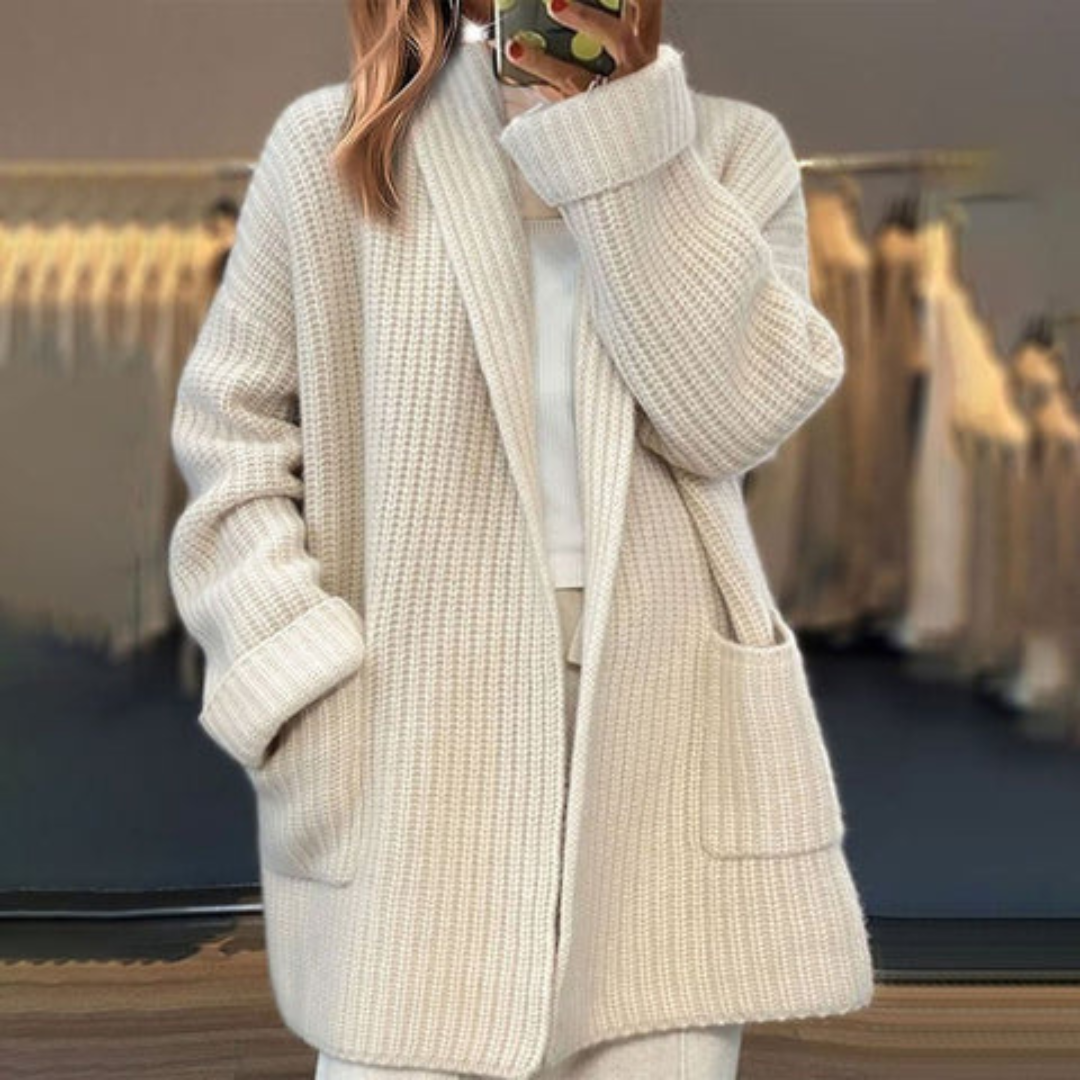 Briar | Oversized Open-Front Knit Cardigan