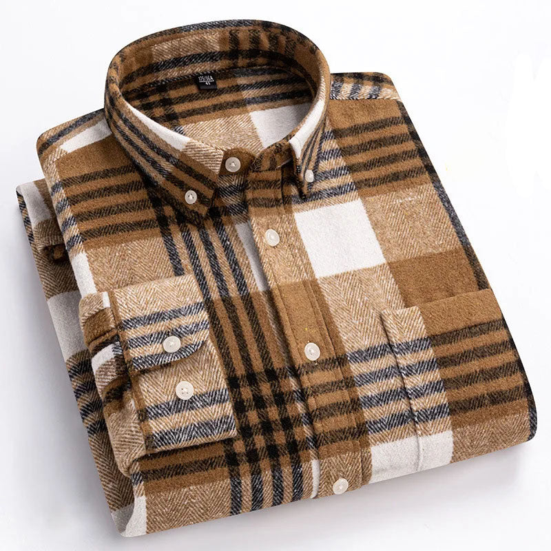 Everett | Men's Check Button-Down Shirt
