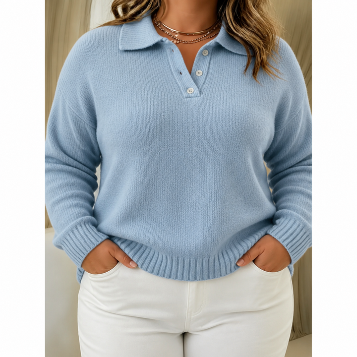 Oriel | Women's Polo Collar Knit Jumper