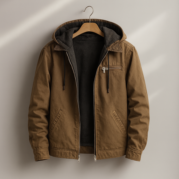 Vincent | Men’s Sherpa-Lined Utility Jacket
