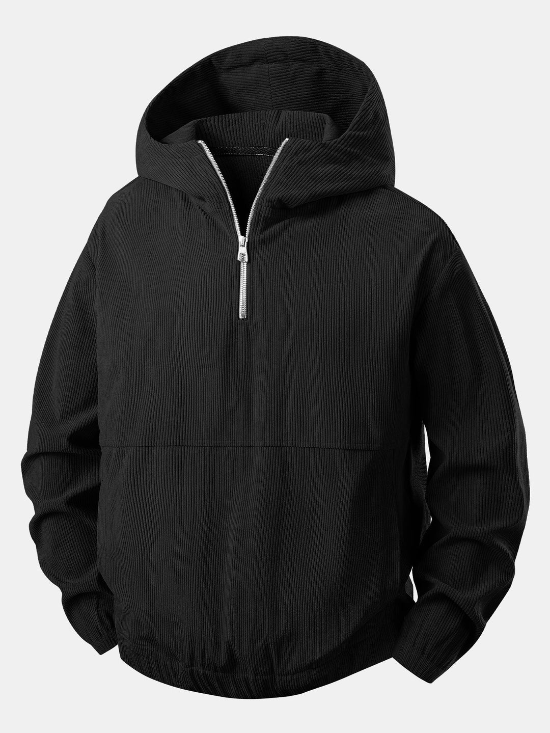 Laurence | Men’s Relaxed Quarter-Zip Hooded Jumper