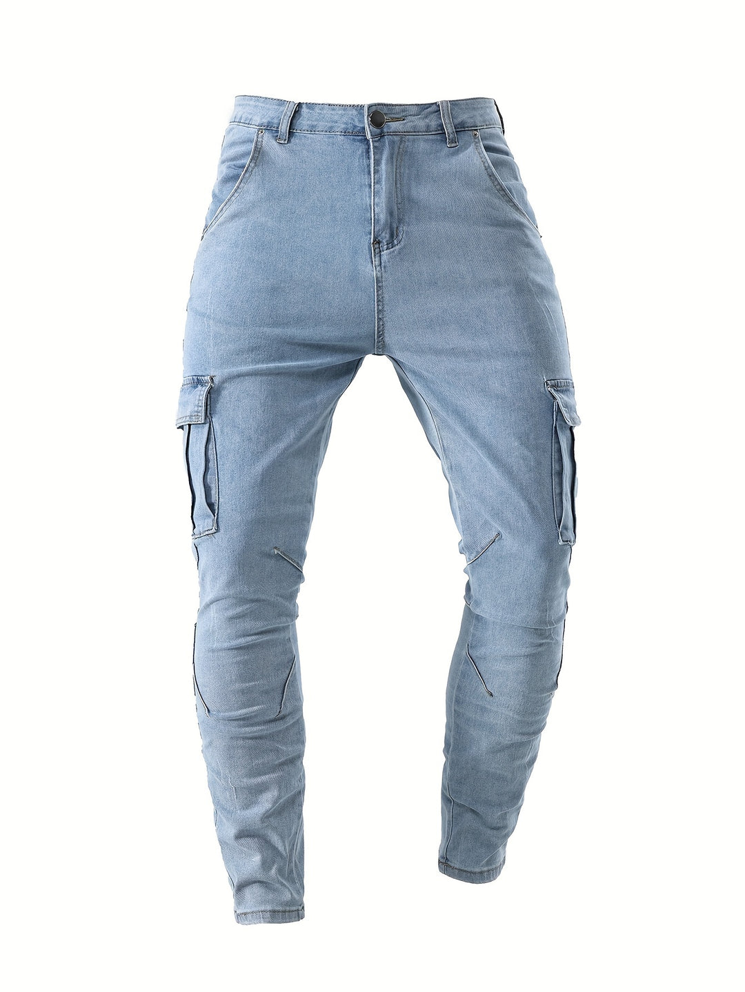 Tristan | Men’s Slim-Fit Cargo Jeans with Utility Pockets