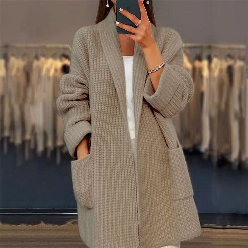 Briar | Oversized Open-Front Knit Cardigan