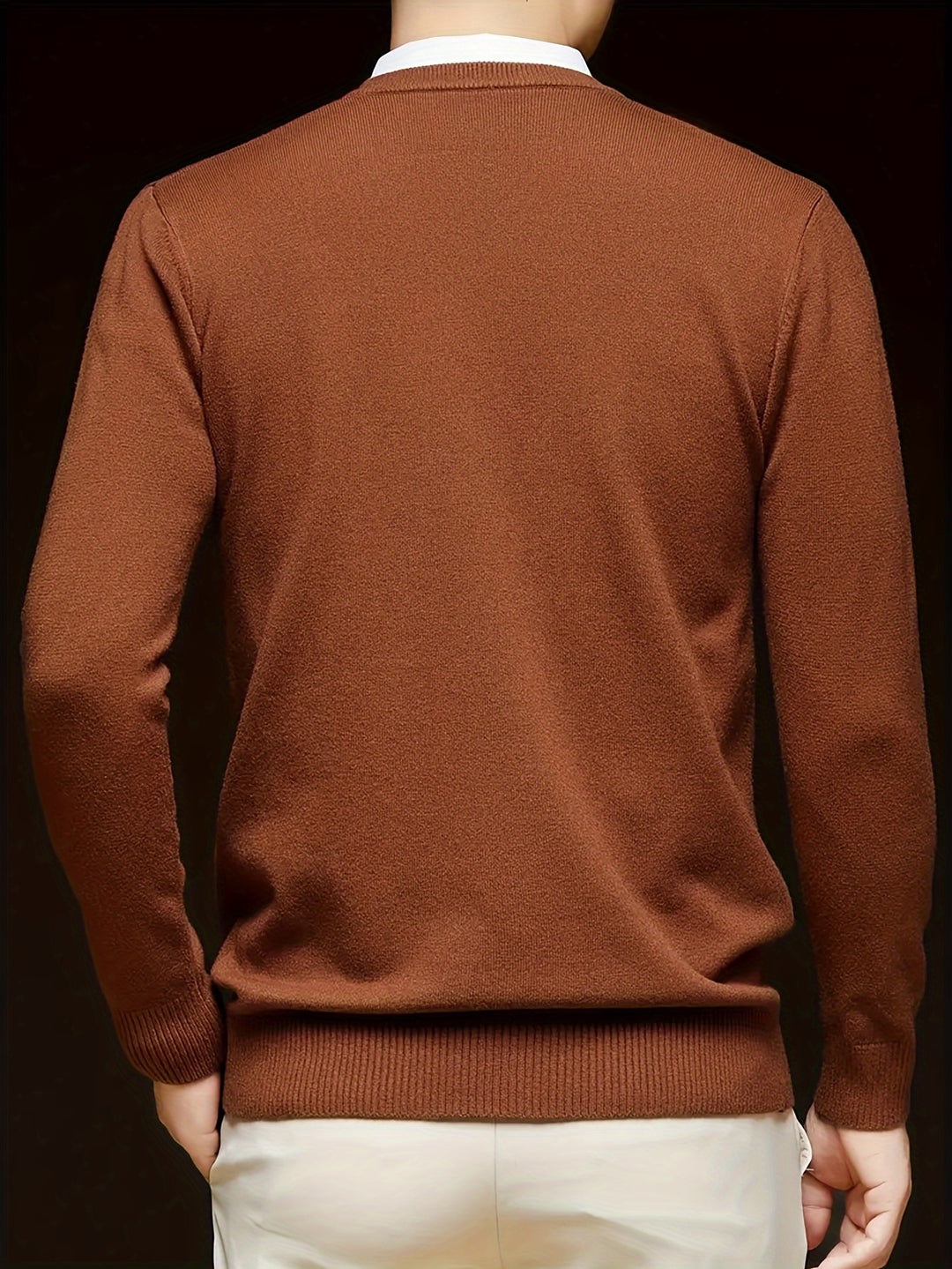 Adrian | Men’s V-Neck Knit Jumper