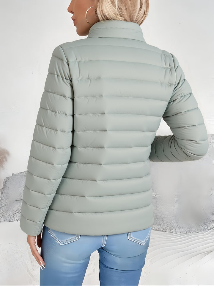 Nora | Quilted High-Neck Zip Jacket