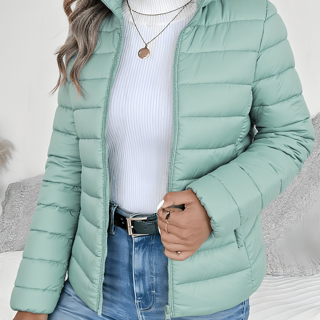 Nora | Quilted High-Neck Zip Jacket