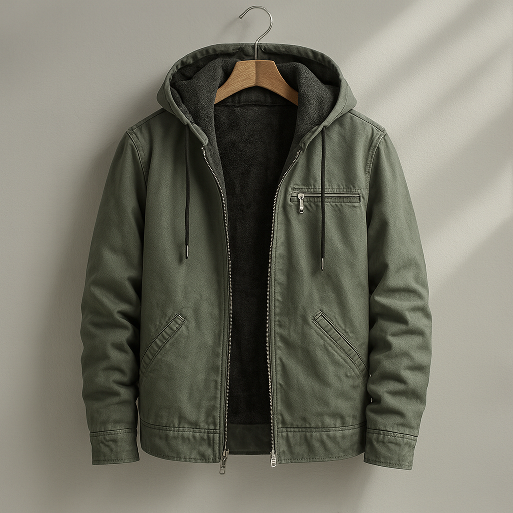 Vincent | Men’s Sherpa-Lined Utility Jacket