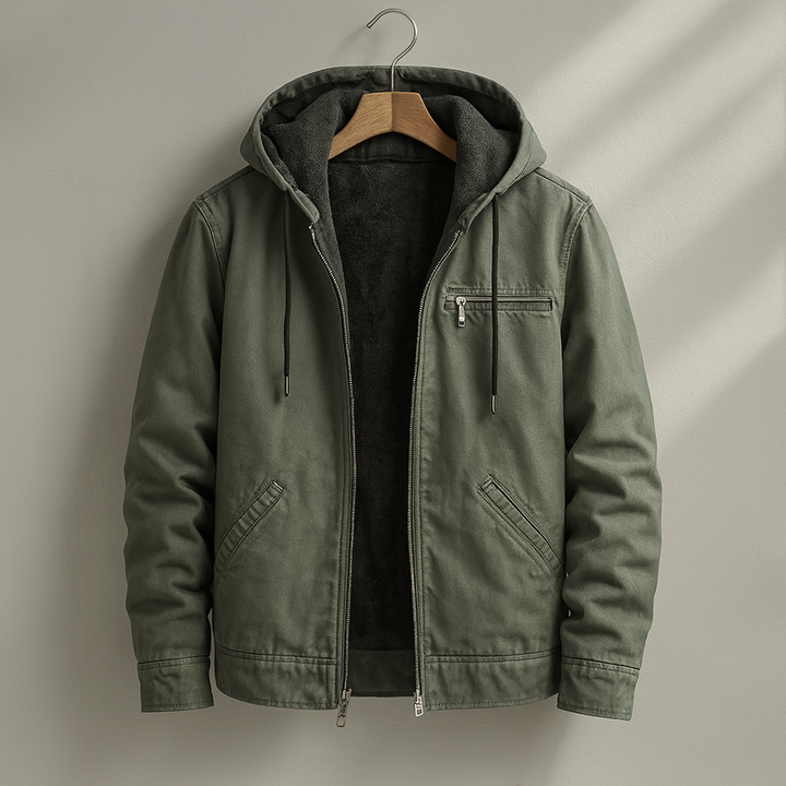 Vincent | Men’s Sherpa-Lined Utility Jacket