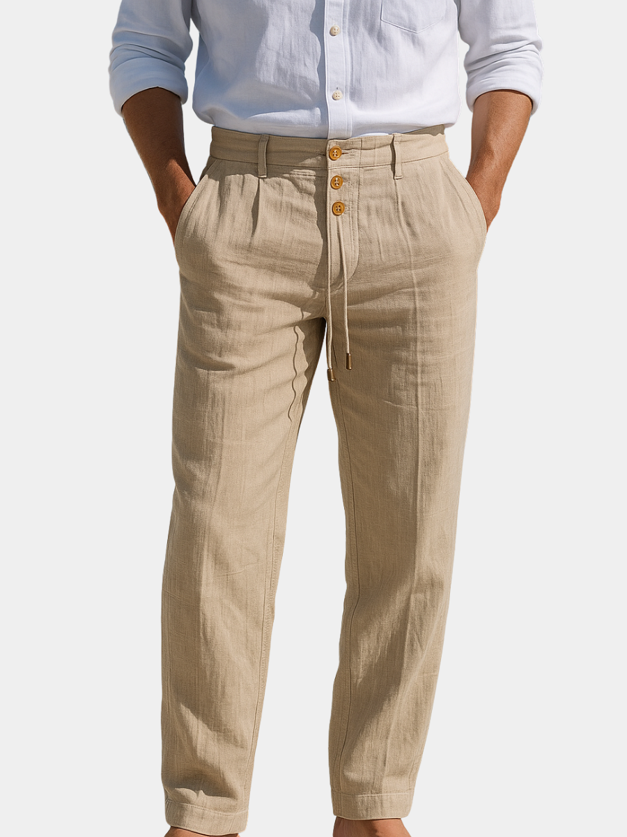 Barnaby | Men's Relaxed Summer Trousers