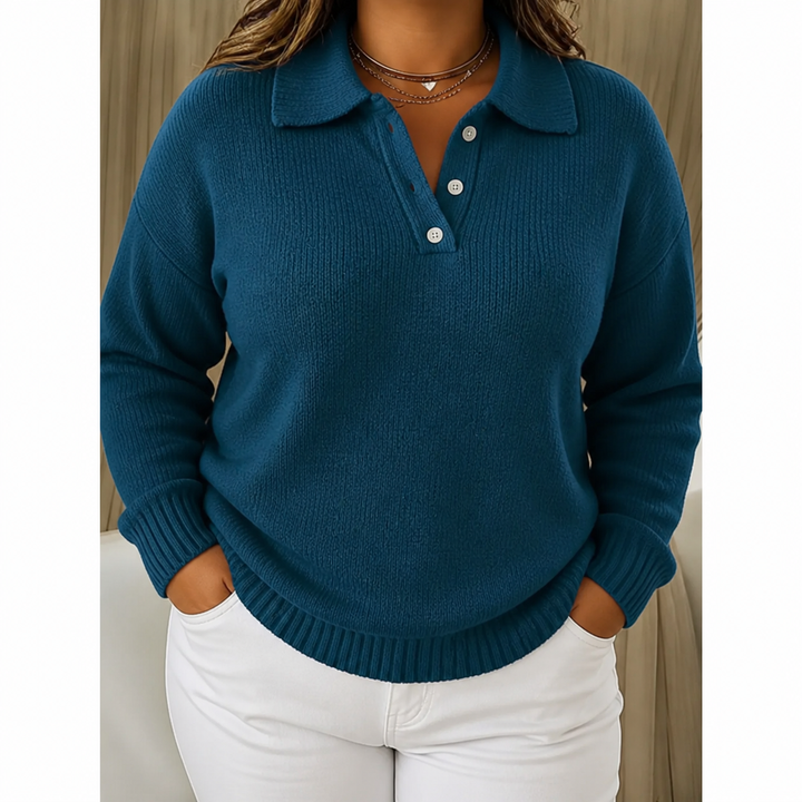 Oriel | Women's Polo Collar Knit Jumper