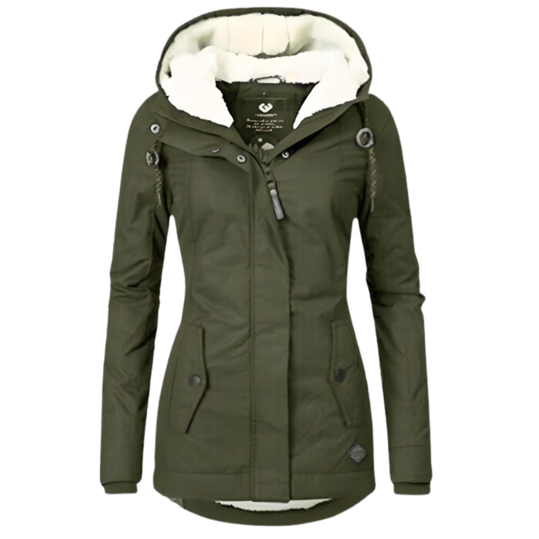 Nancy | Women's Teddy-Lined Hooded Parka
