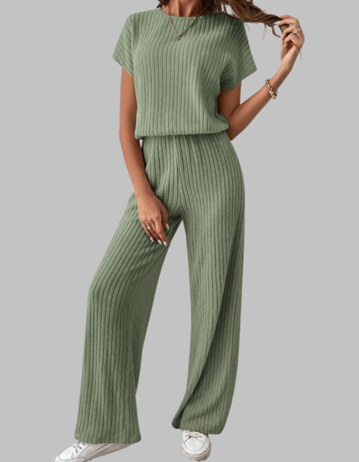 Lydia | Women's Short Sleeve Top & Trouser Set