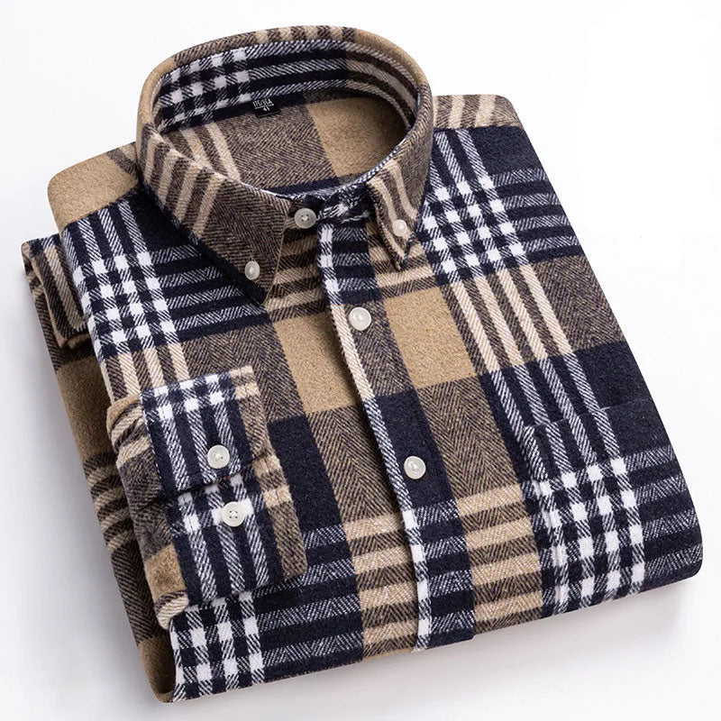 Everett | Men's Check Button-Down Shirt
