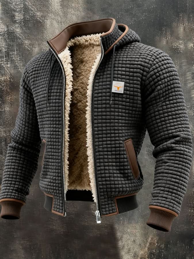 Calder | Lined Quilted Fleece Jacket