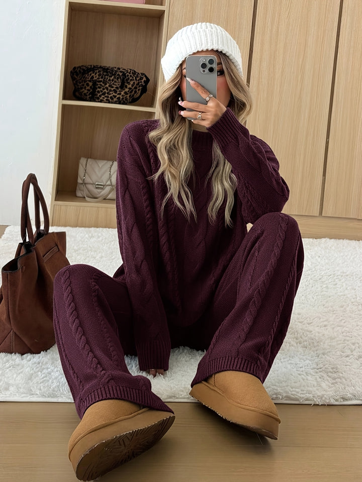 Celeste | Rib-Knit Two-Piece Lounge Set