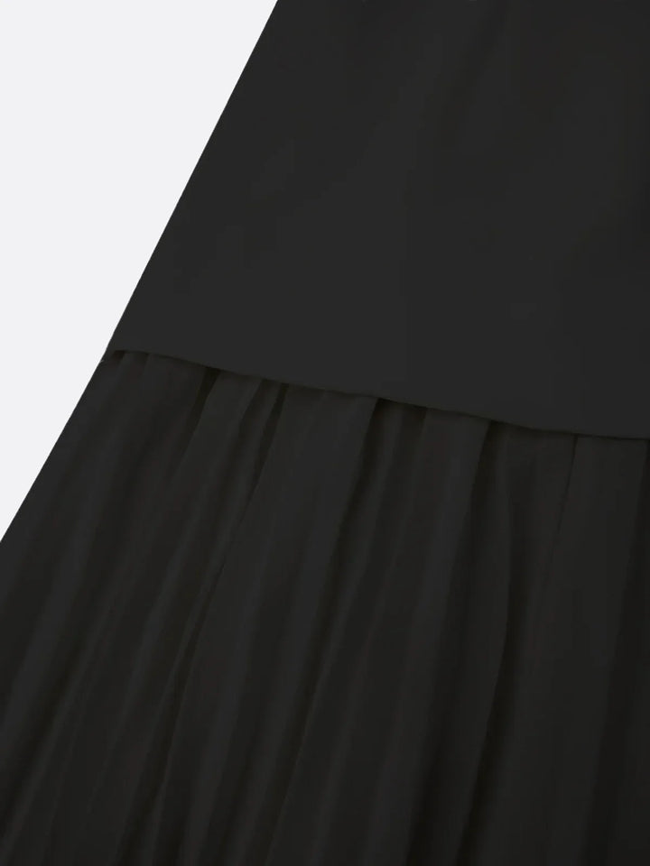 Micaela | Pleated Sleeveless Maxi Dress