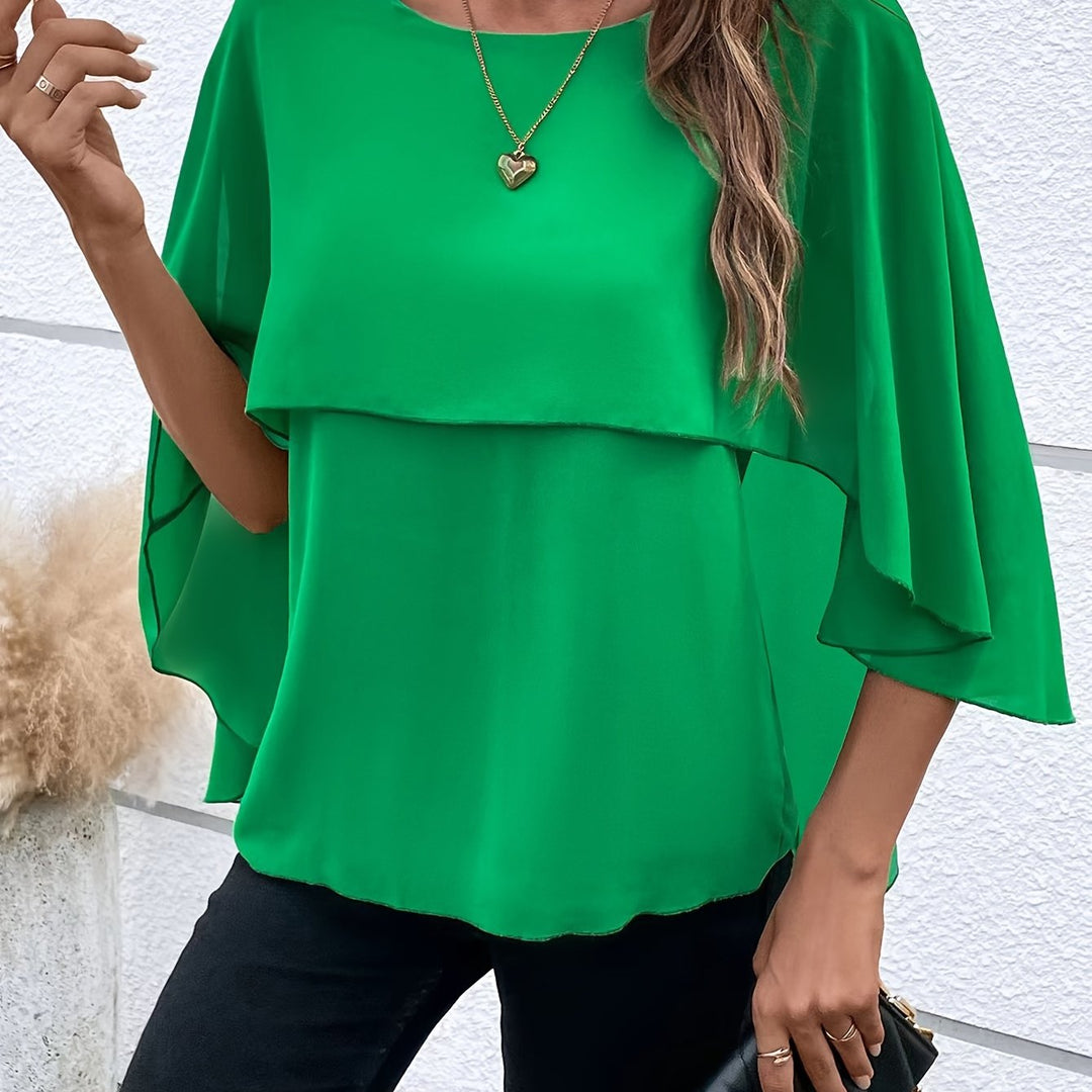 Selina | Asymmetrical Overlay Top