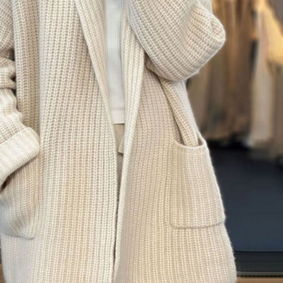 Briar | Oversized Open-Front Knit Cardigan