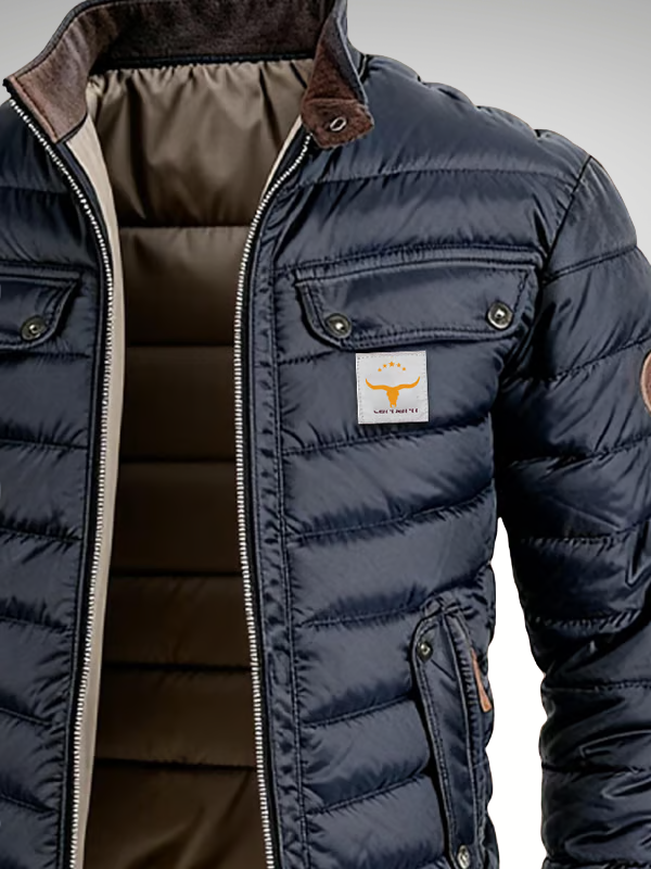 Holden | Quilted Stand Collar Jacket