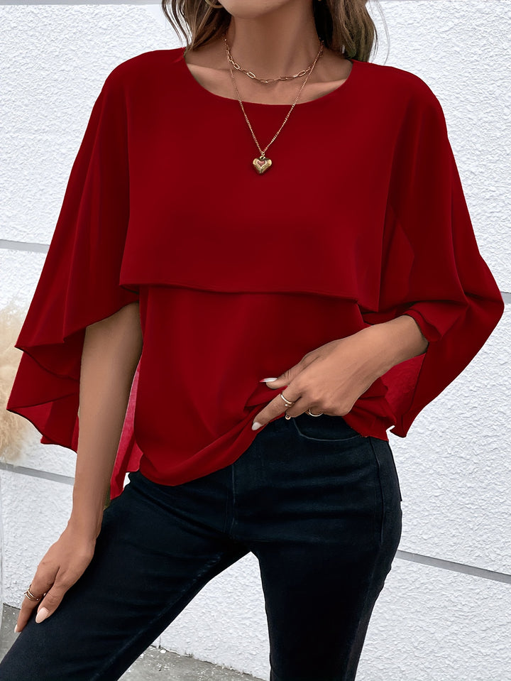 Selina | Asymmetrical Overlay Top