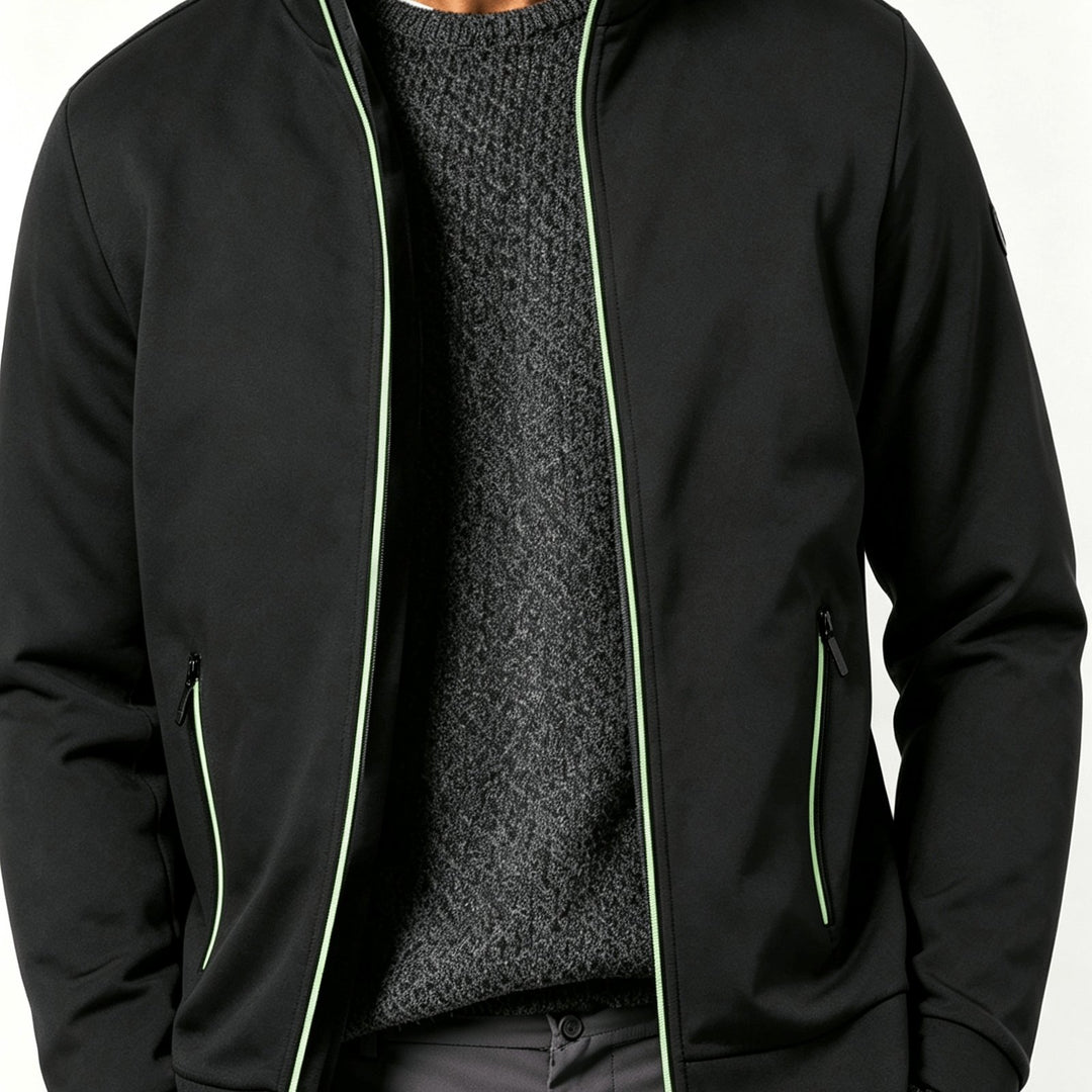 Gareth | Men’s Full-Zip Jacket with Contrast Trim