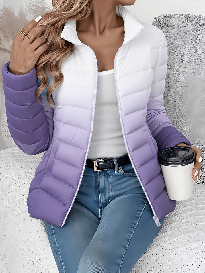 Nora | Quilted High-Neck Zip Jacket
