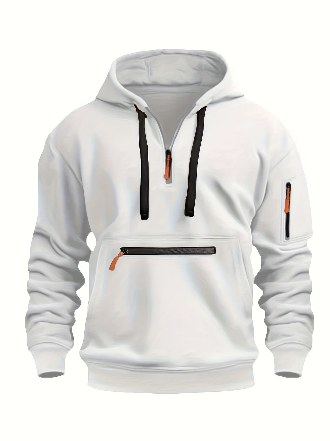 Finley | Men’s Half-Zip Hooded Sweatshirt with Zip Pockets