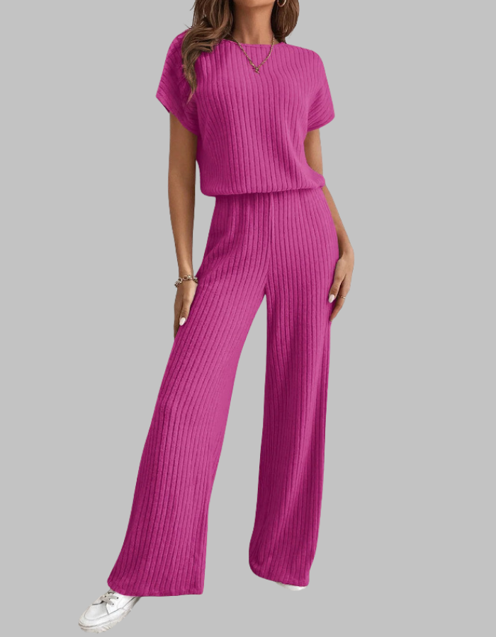 Lydia | Women's Short Sleeve Top & Trouser Set