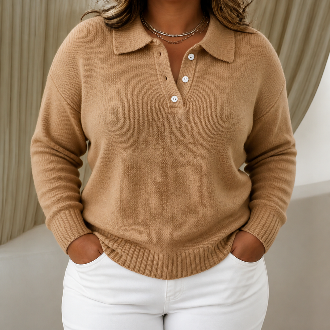 Oriel | Women's Polo Collar Knit Jumper