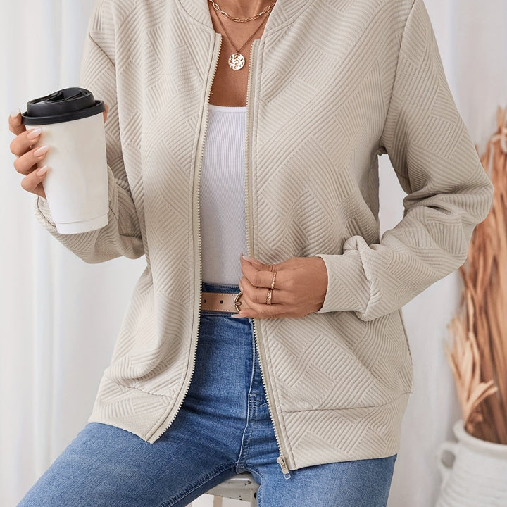 Amelia | Women's Drop Shoulder Zip Casual Jacket