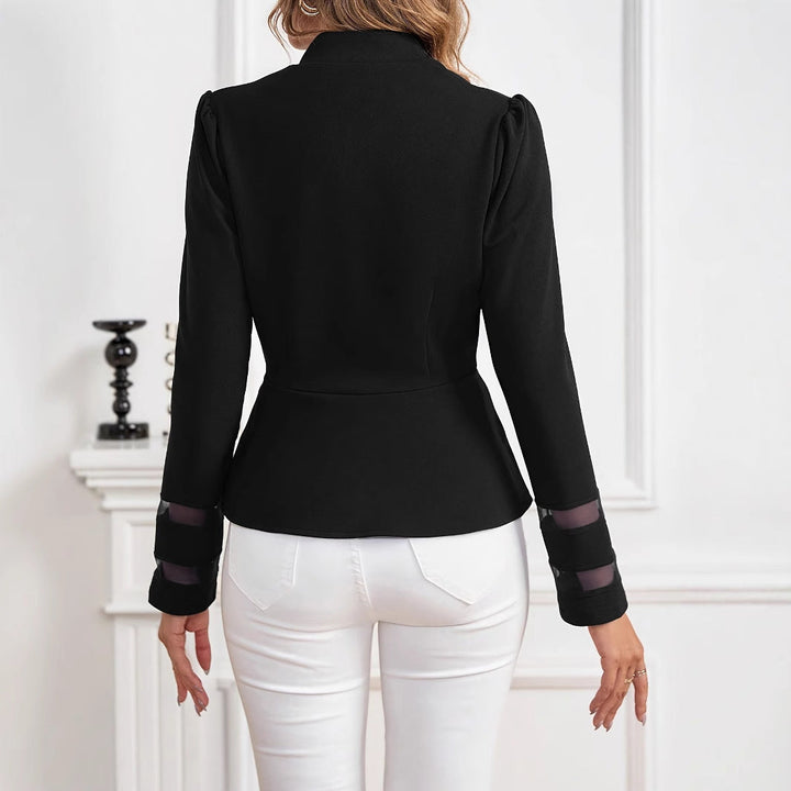 Alina | Women’s Slim-Fit Peplum Blazer with Structured Shoulders