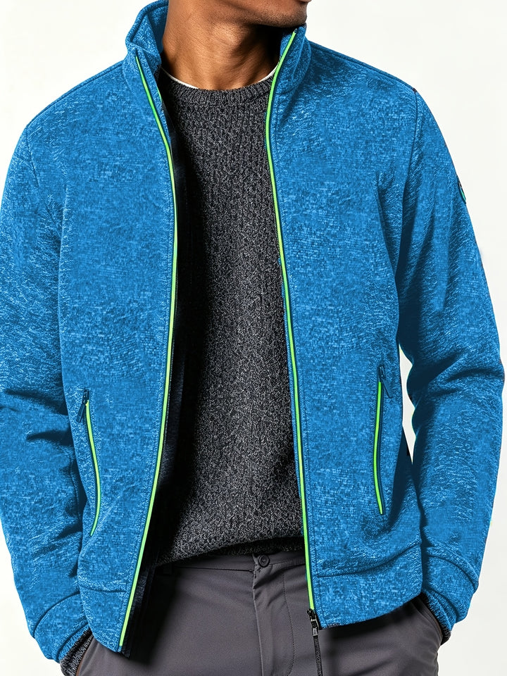 Gareth | Men’s Full-Zip Jacket with Contrast Trim