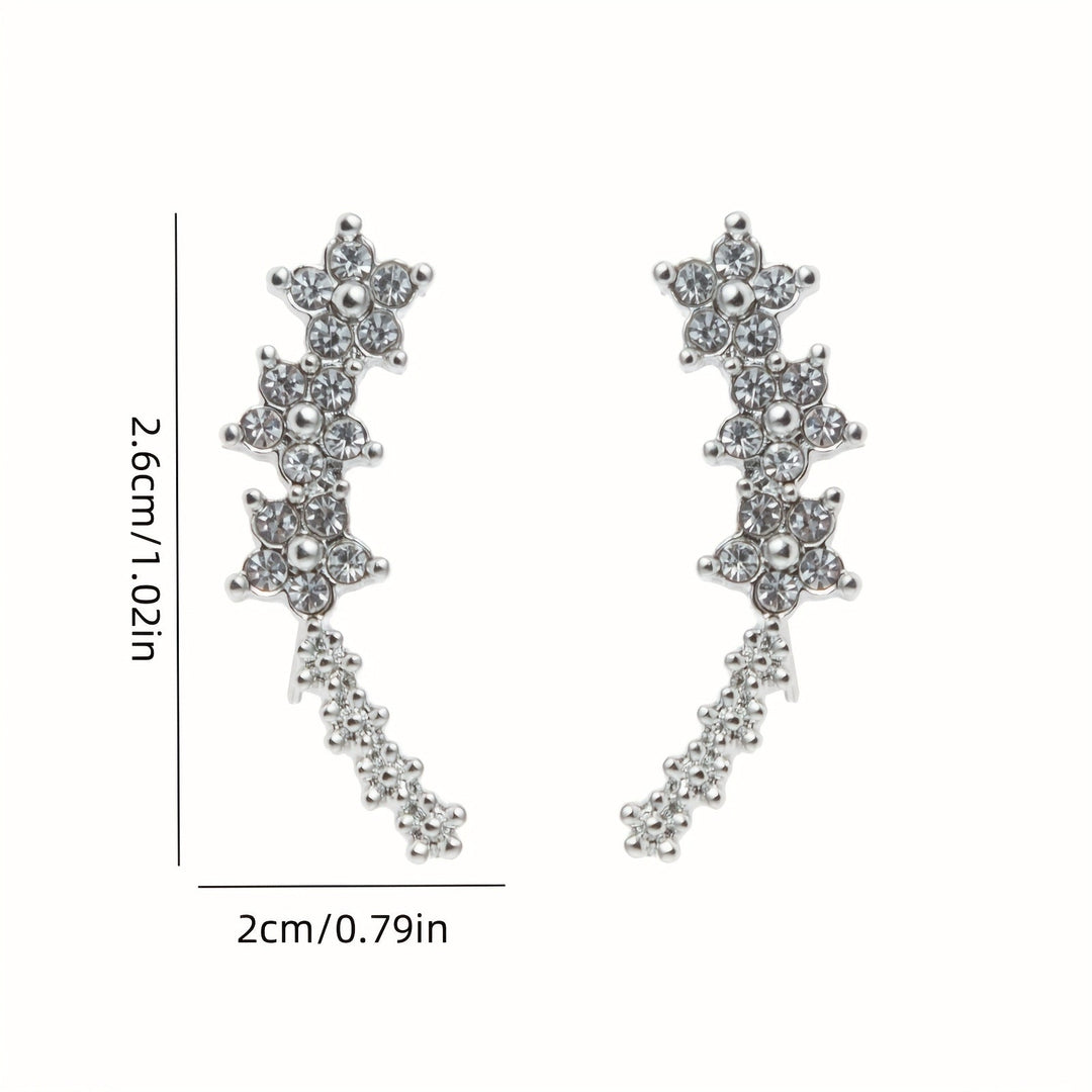 Aurelia | Floral Climber Earrings