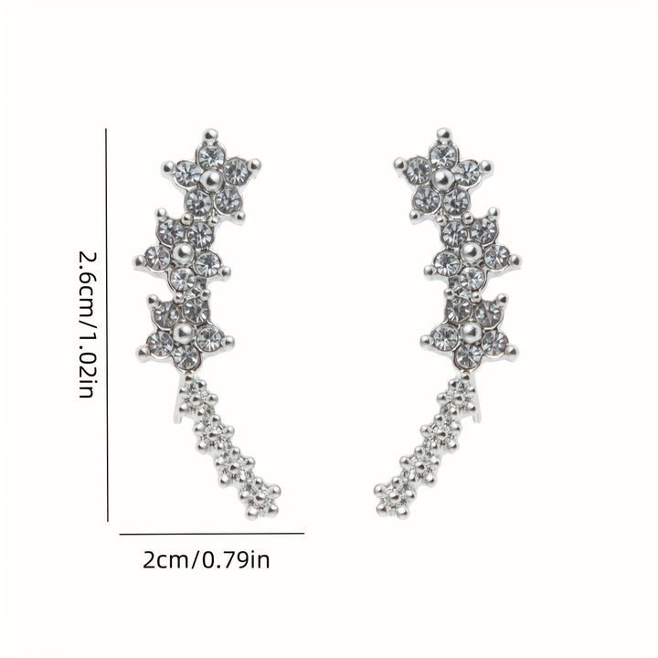 Aurelia | Floral Climber Earrings