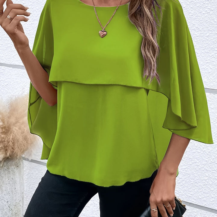 Selina | Asymmetrical Overlay Top